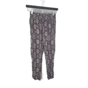 Style&Co Pull On Elastic Waist Pants ~ Sz PS ~ Black ~ Mid Rise ~ 24.5" Inseam